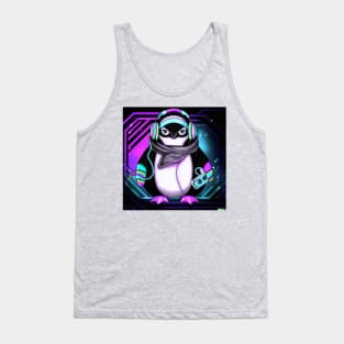 Gamer Penguin Tank Top